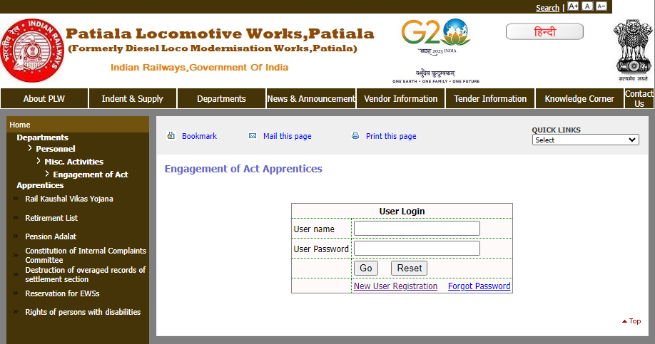 PLW Patiala Apprentice Recruitment