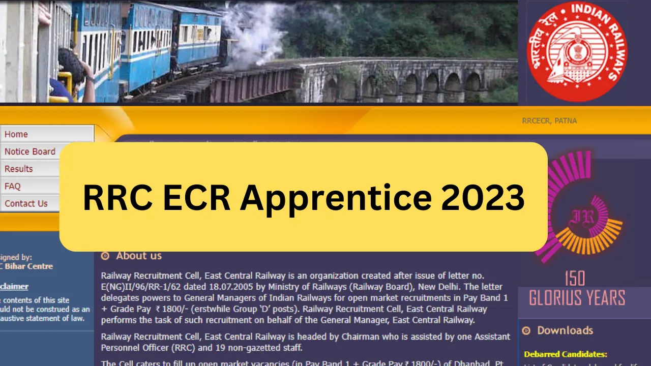 RRC ECR Apprentice 2023
