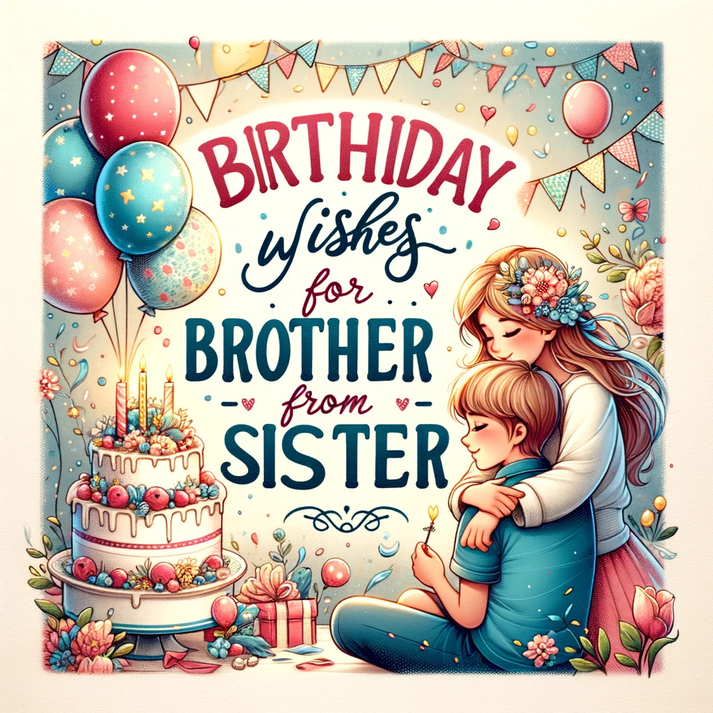 Birthday Wishes for Brother from Sister:-
